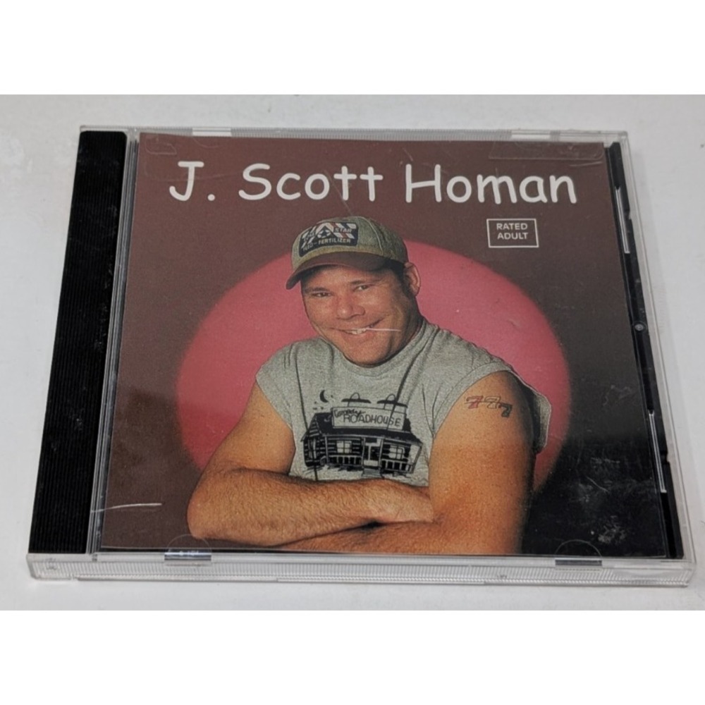 J Scott Homan Adult Comedy CD Laughing Hyena Vintage 2000 Redneck